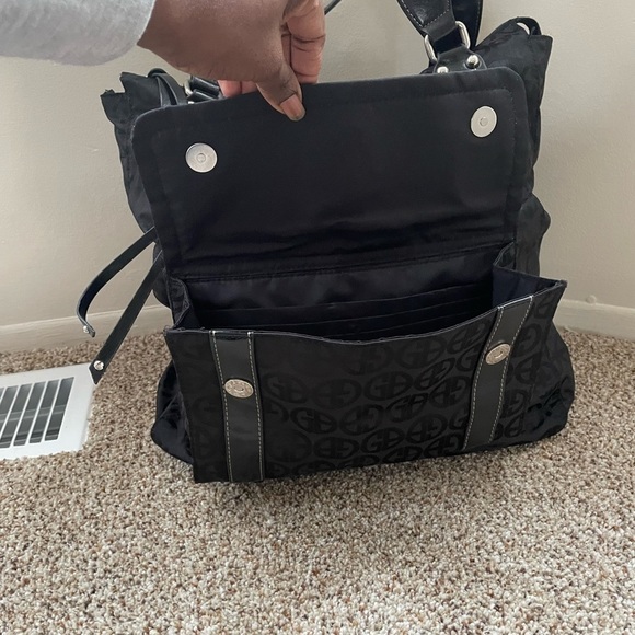 Giani Bernini Black Signature Soft Shoulder Bag Large Purse Tote Shoulder Bag - Picture 8 of 14